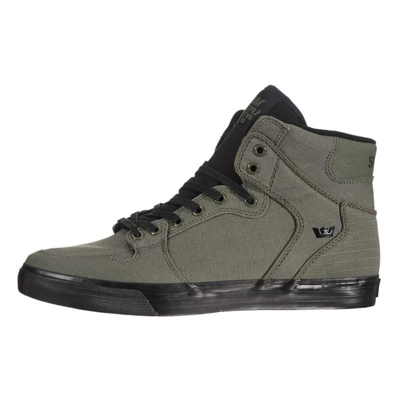 Buty Supra VAIDER - Sneakersy Wysokie Damskie - Zielone (GOXR-39821)